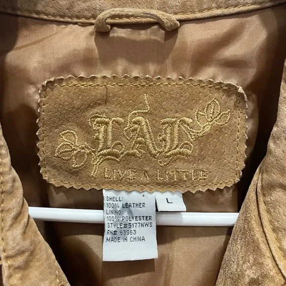 Live a Little Brown Leather Jacket - Picture 4 of 9